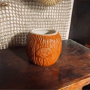 Vintage Brugal Coconut Tiki Mug